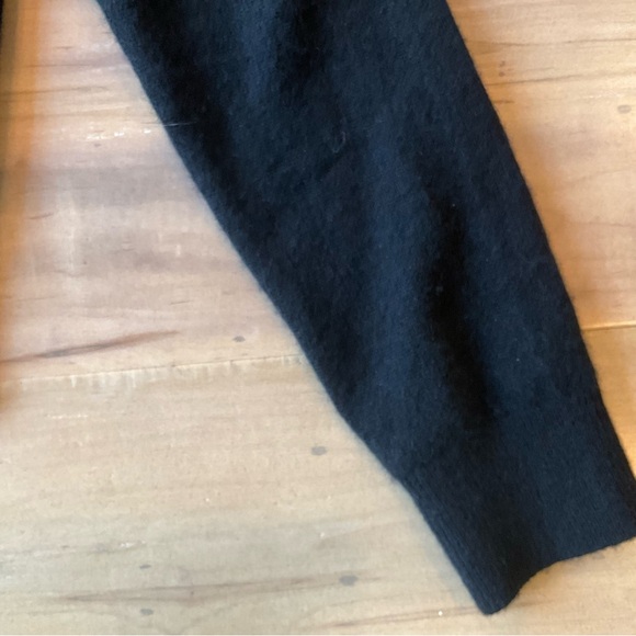 White + Warren Black Cardigan 100% Cashmere Sweater - Picture 12 of 13